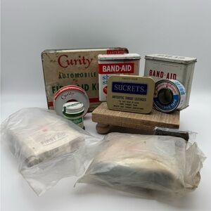 Vintage‎ First Aid Tins and Kits Collection